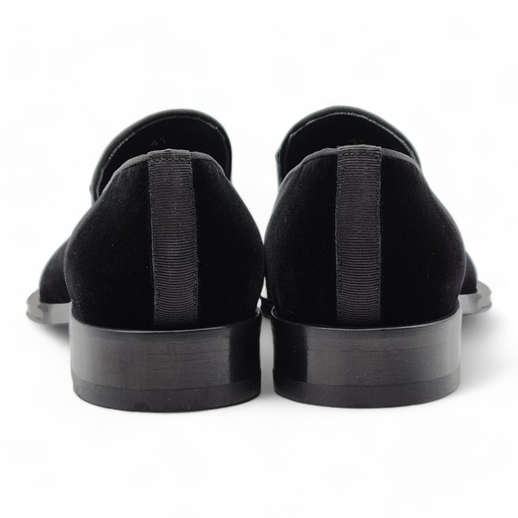 Dsquared2 Bow Detail Velvet Loafers in Black 41 $990 - Picture 5 of 8